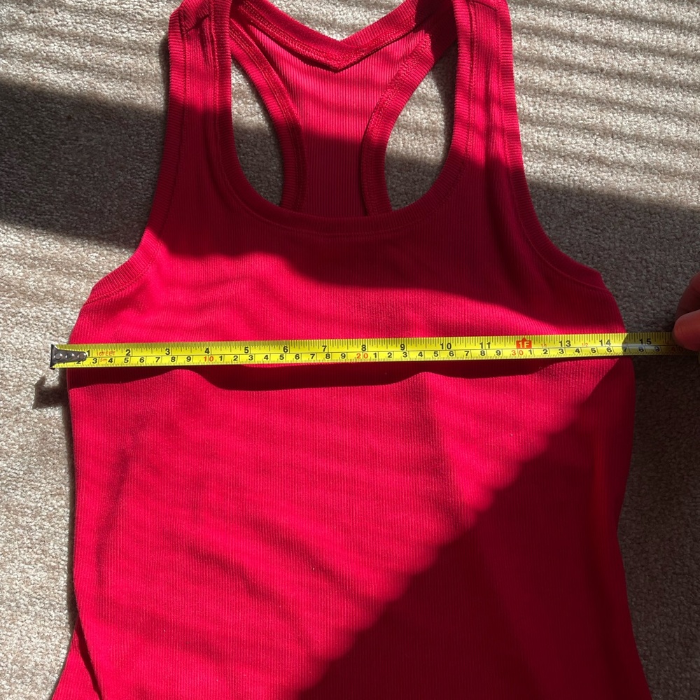 Brand New: DSG Rib Performance Racerback - Red - Picture 7 of 7